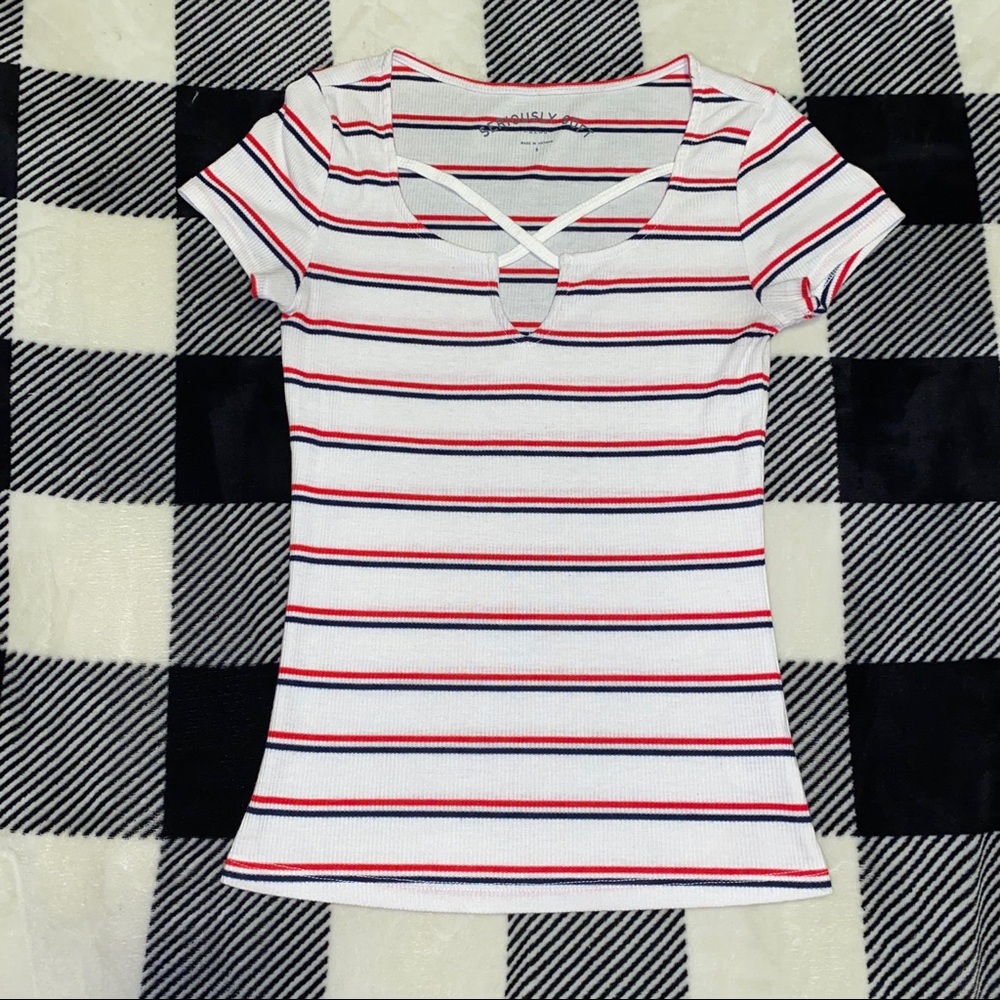 women’s aeropostale striped shirt